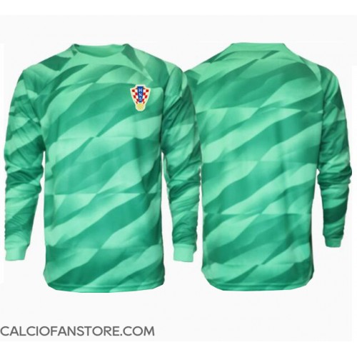 Maglia Calcio Croazia Portiere Seconda Divisa Europei 2024 Manica Lunga